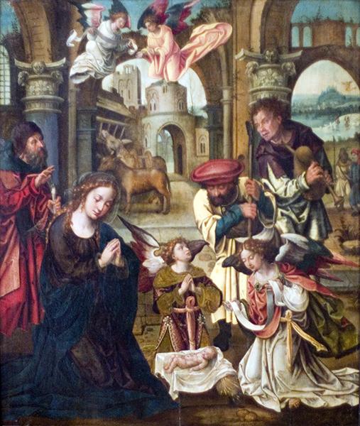 Pieter Coecke van Aelst Adoration by the Shepherds china oil painting image